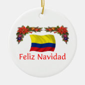 Kerstmis in Colombia Keramisch Ornament (Voorkant)