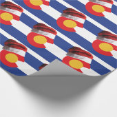 Kerstmis in Colorado Cadeaupapier (Hoek)