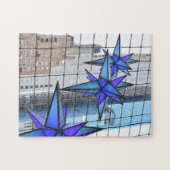 Kerstmis in Columbus Circle Holiday Stars NYC Legpuzzel (Horizontaal)