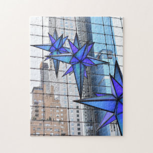 Kerstmis in Columbus Circle Holiday Stars NYC Legpuzzel