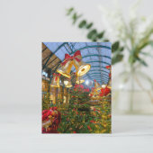 Kerstmis in Covent Garden, Londen Briefkaart (Staand voorkant)