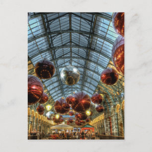 Kerstmis in Covent Garden, Londen Feestdagenkaart