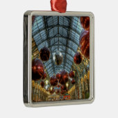 Kerstmis in Covent Garden, Londen Metalen Ornament (Rechts)