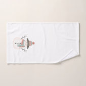 Kerstmis in Cozy Boho-stijl Bad Handdoek (Handdoek)