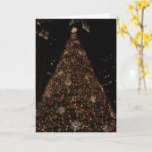 Kerstmis in Daley Plaza Chicago | Blanco Kaart (Gele Bloem)