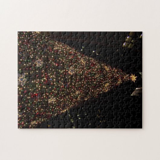 Kerstmis in Daley Plaza Chicago Legpuzzel (Horizontaal)