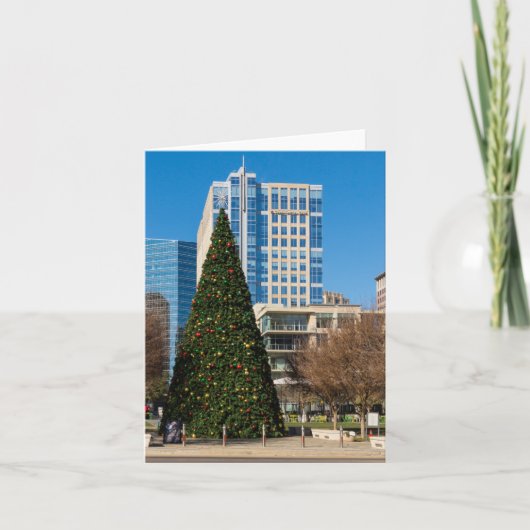 Kerstmis in Dallas Feestdagen Kaart (Voorkant)