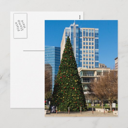 Kerstmis in Dallas Feestdagenkaart (Voorkant / Achterkant)