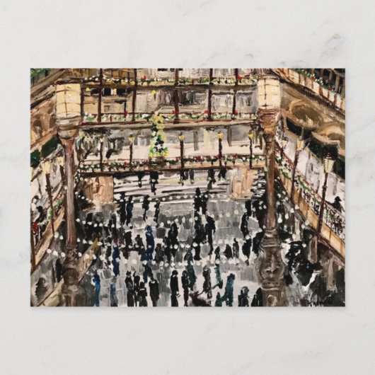 Kerstmis in de arcade door Willowcatdesigns Briefkaart (Voorkant)