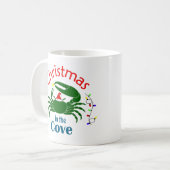 Kerstmis in de baai 11 oz mok (Voorkant links)