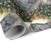 Kerstmis in de Barn Cadeaupapier (Rol Hoek)