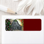 Kerstmis in de Barn Etiket (Insitu)