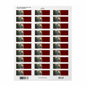 Kerstmis in de Barn Etiket (Full Sheet)