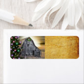 Kerstmis in de Barn Etiket (Insitu)