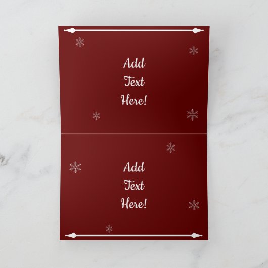 Kerstmis in de Barn Feestdagen Kaart (Binnen)