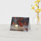 Kerstmis in de Bos Kaart (Gele Bloem)