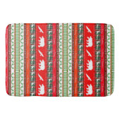 Kerstmis in de bossen badmat (Voorkant)