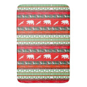 Kerstmis in de bossen badmat (Voorkant Verticaal)