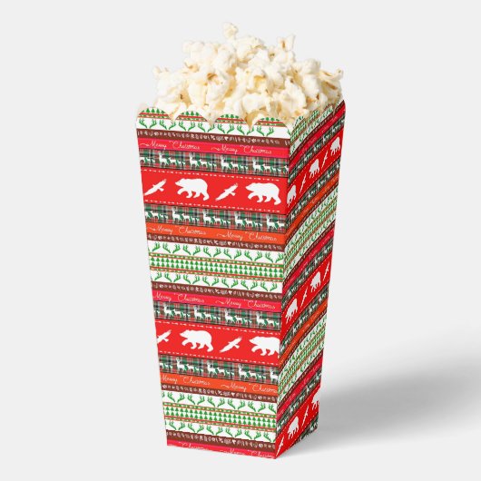 Kerstmis in de bossen bedankdoosjes (Popped)