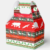 Kerstmis in de bossen bedankdoosjes (Voorkant)