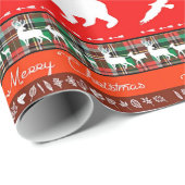 Kerstmis in de bossen cadeaupapier (Rol Hoek)