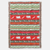 Kerstmis in de bossen deken (Voorkant Verticaal)