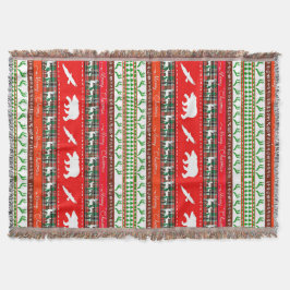 Kerstmis in de bossen deken