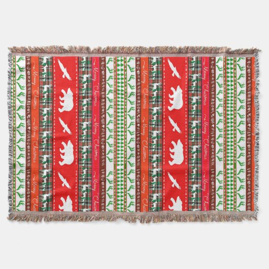 Kerstmis in de bossen deken (Voorkant)