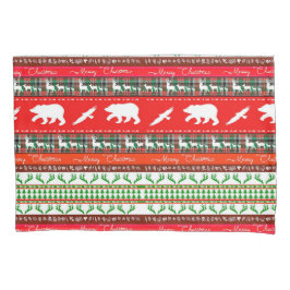 Kerstmis in de bossen kussensloop