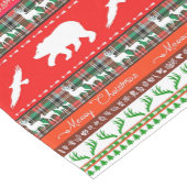 Kerstmis in de bossen medium tafelloper (Hoek)