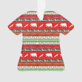 Kerstmis in de bossen ornament (voorkant)