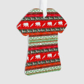 Kerstmis in de bossen ornament (voorkant)