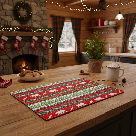 Kerstmis in de bossen snijplank