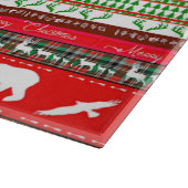 Kerstmis in de bossen snijplank (Hoek)