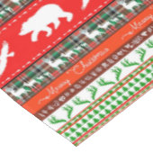 Kerstmis in de bossen tafelkleed (Gekanteld)