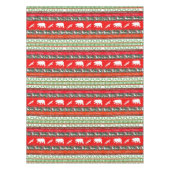 Kerstmis in de bossen tafelkleed (Voorkant)