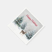 Kerstmis in de Bossen van de winter Servet (Hoek)