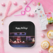 KERSTMIS IN DE BUURT kaart Papieren Bordje (Feest)