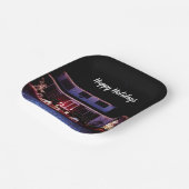 KERSTMIS IN DE BUURT kaart Papieren Bordje (Gebogen)