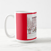 Kerstmis in de City 15oz Coffee-Mok Koffiemok (Links)