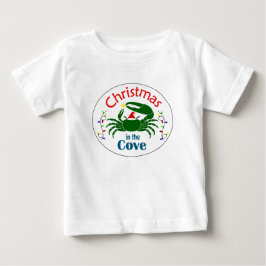 Kerstmis in de Cove Baby Tee (kies een kleur)