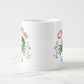 Kerstmis in de Cove Jumbo 20 oz mok (Voorkant)
