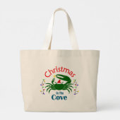 Kerstmis in de Cove Tote Tas (kies een maat) (Achterkant)