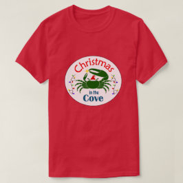 Kerstmis in de Cove volwassenen T-shirt (donkere k
