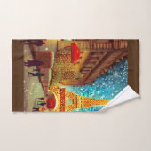 Kerstmis in de elfle-toren in Parijs Bad Handdoek (Handdoek)