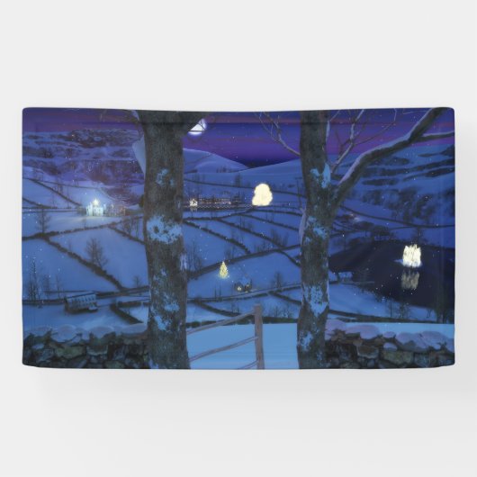 Kerstmis in de Glen Banner (Horizontaal)