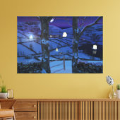 Kerstmis in de Glen Canvas Print (Insitu (Woonkamer))