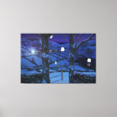 Kerstmis in de Glen Canvas Print (Voorkant)