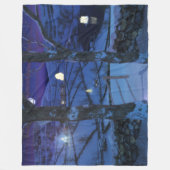 Kerstmis in de Glen Fleece Blanket Deken (Voorkant)