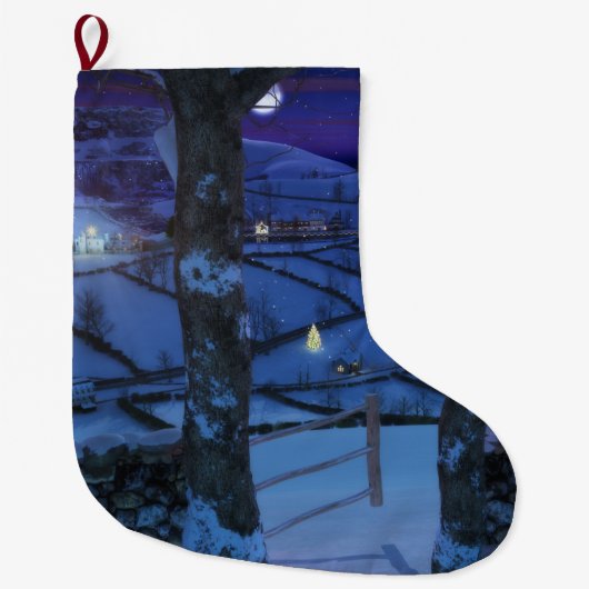 Kerstmis in de Glen Stocking Grote Kerstsok (Voorkant)
